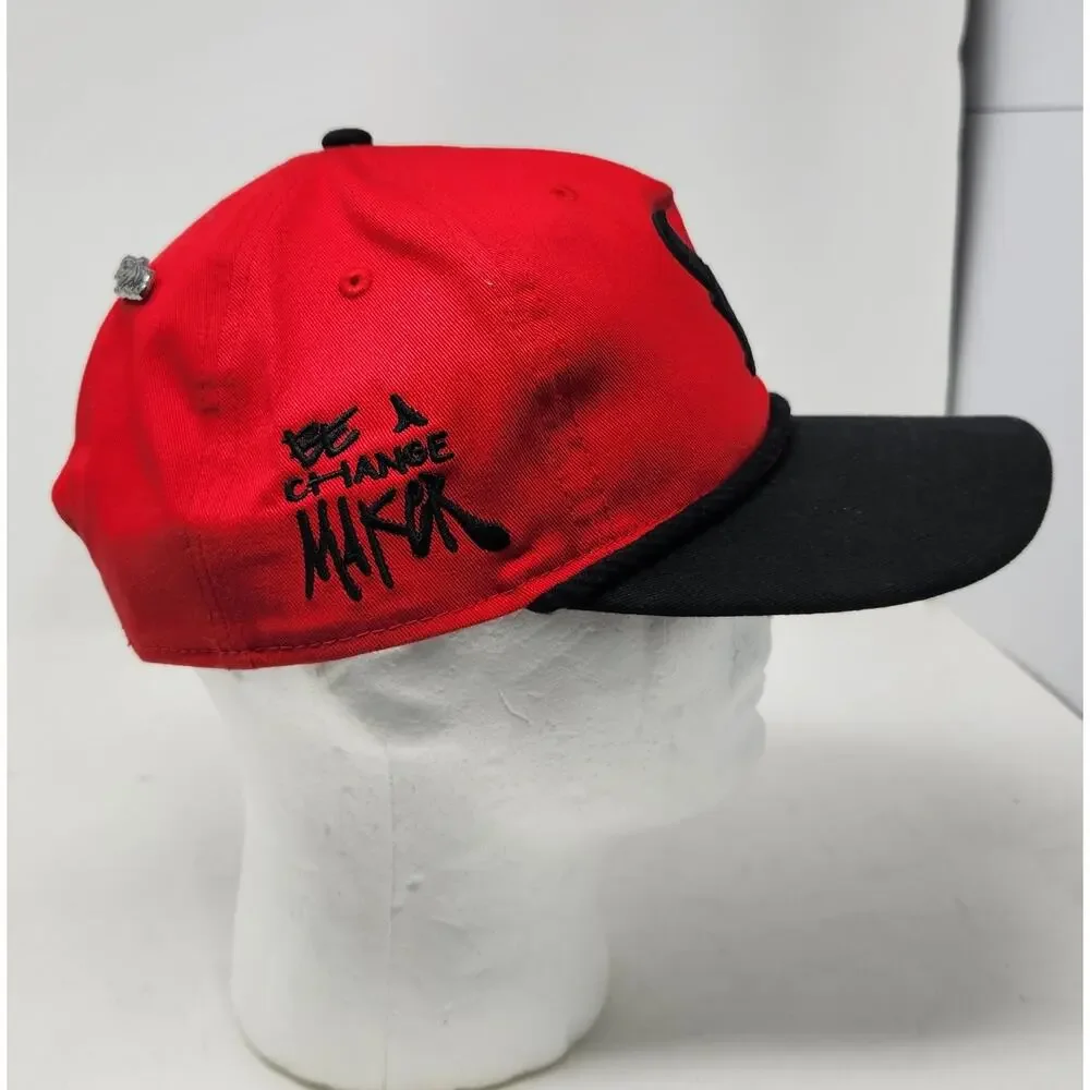 Houston Texans New Era Red/Black 2024 Inspire Change A-Frame 9FIFTY Snapback Hat